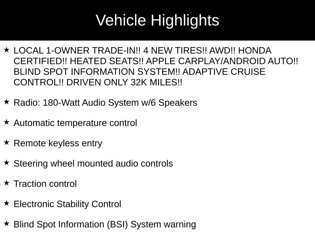 Certified 2023 Honda HR-V Sport image 36