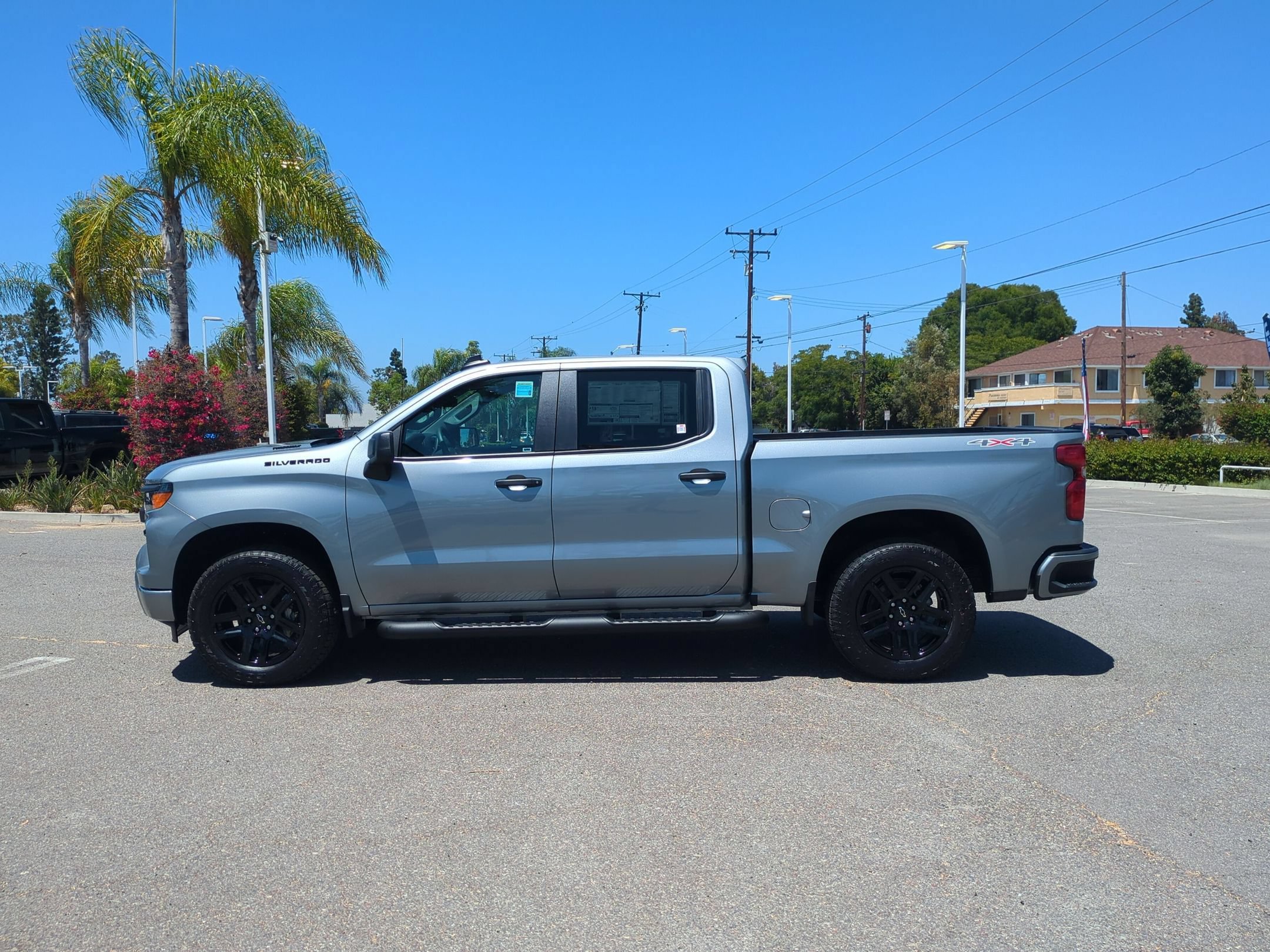 Used 2026 Chevrolet Silverado 1500 Custom w/ Turbomax Blackout Package AWD/4WD image 2