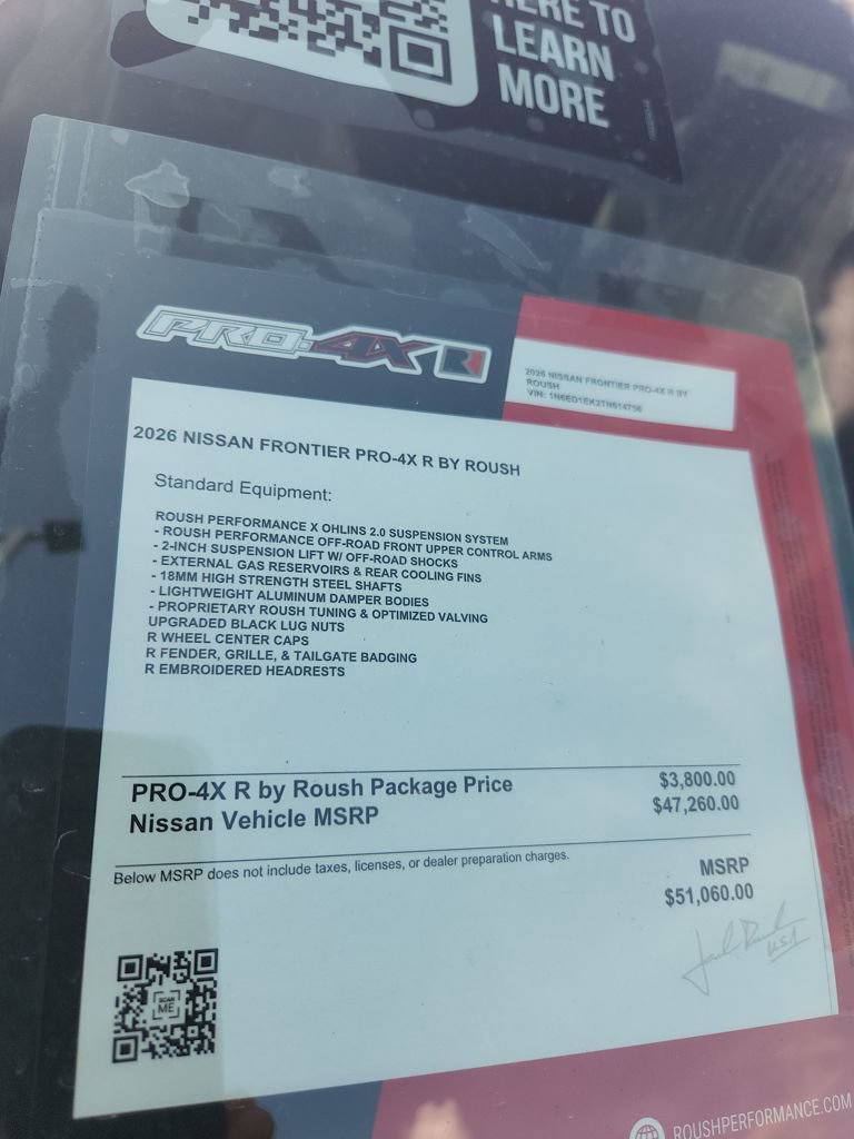New 2026 Nissan Frontier PRO-4X image 2
