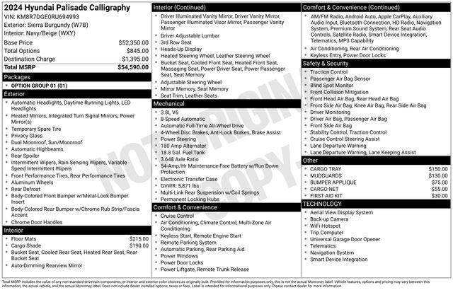 Used 2024 Hyundai Palisade Calligraphy image 18