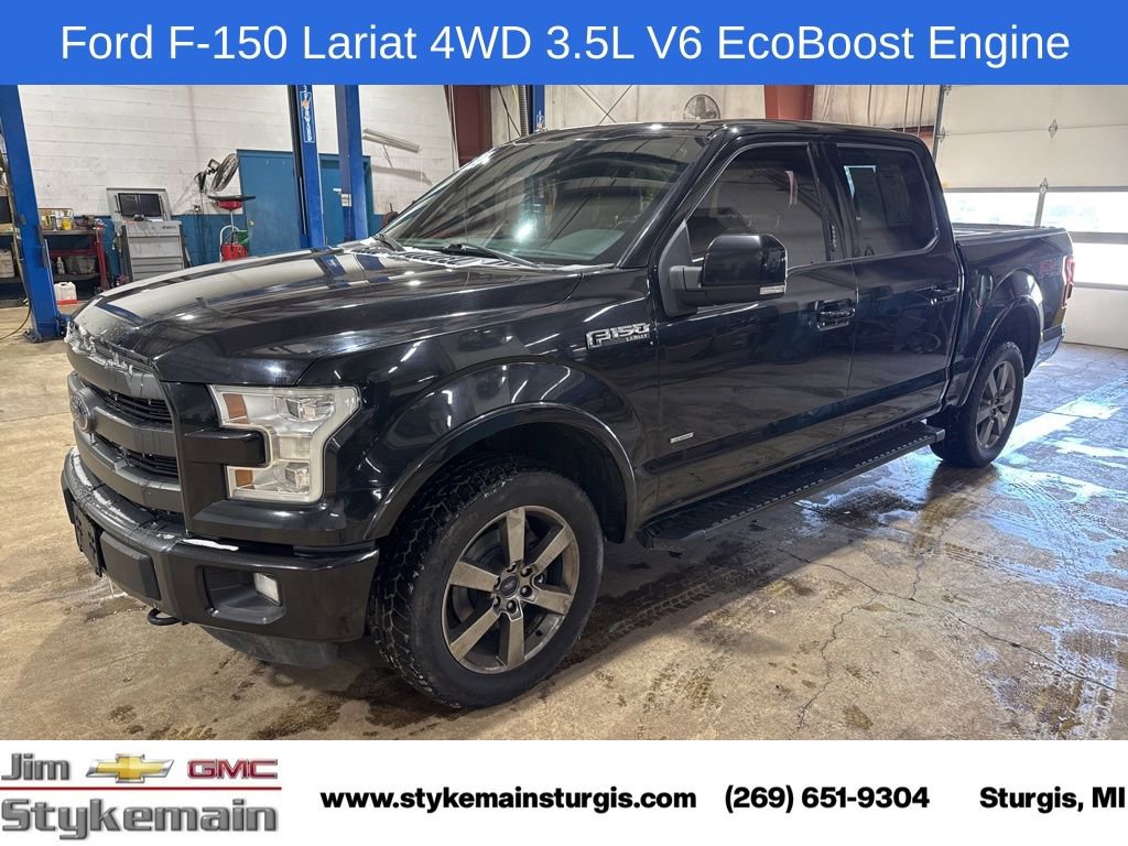 Used 2015 Ford F150 Lariat w/ Equipment Group 502A Luxury image 1