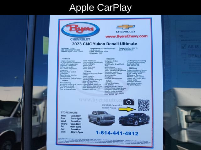 Used 2023 GMC Yukon Denali Ultimate w/ LPO, Floor Liner Package image 13