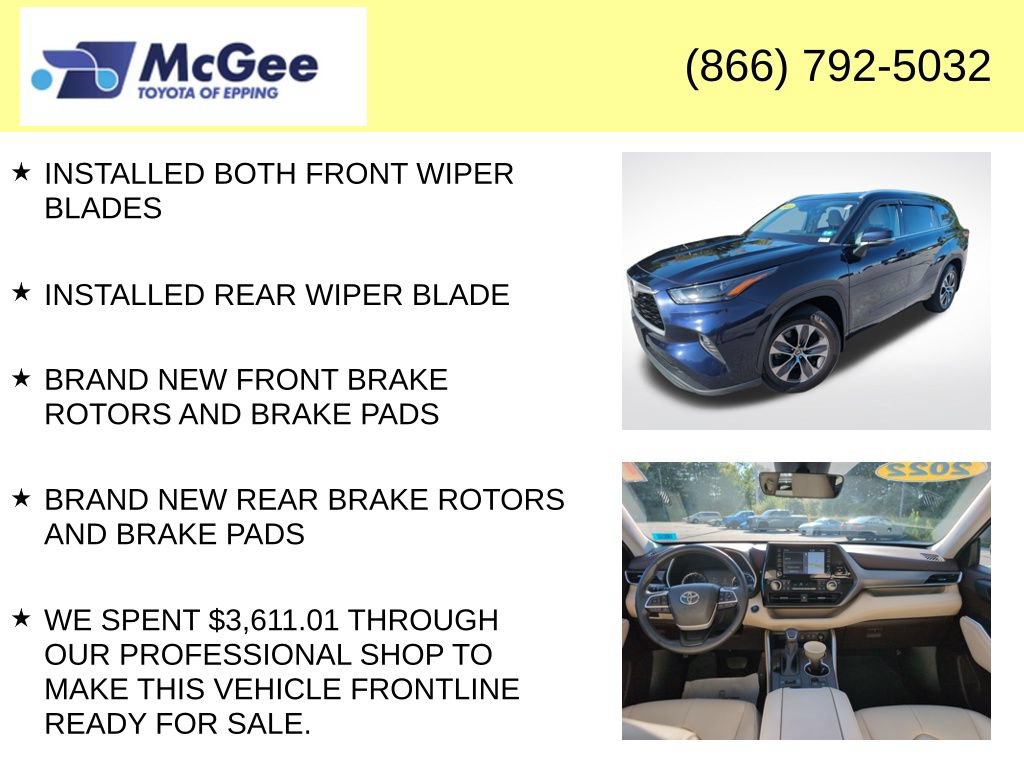 Used 2022 Toyota Highlander XLE AWD/4WD image 8