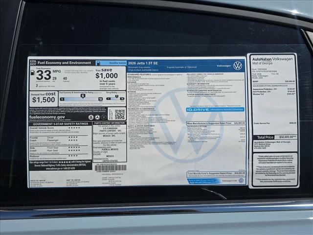 New 2026 Volkswagen Jetta SE FWD image 20