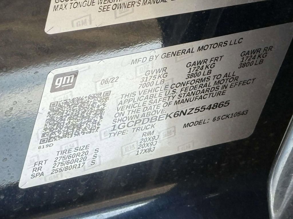 Used 2022 Chevrolet Silverado 1500 Custom image 30