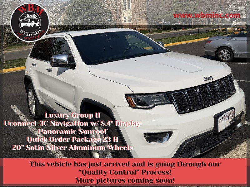 Used 2017 Jeep Grand Cherokee Limited w/ Luxury Group II