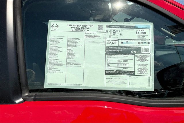 New 2026 Nissan Frontier SV w/ Tow Package image 13
