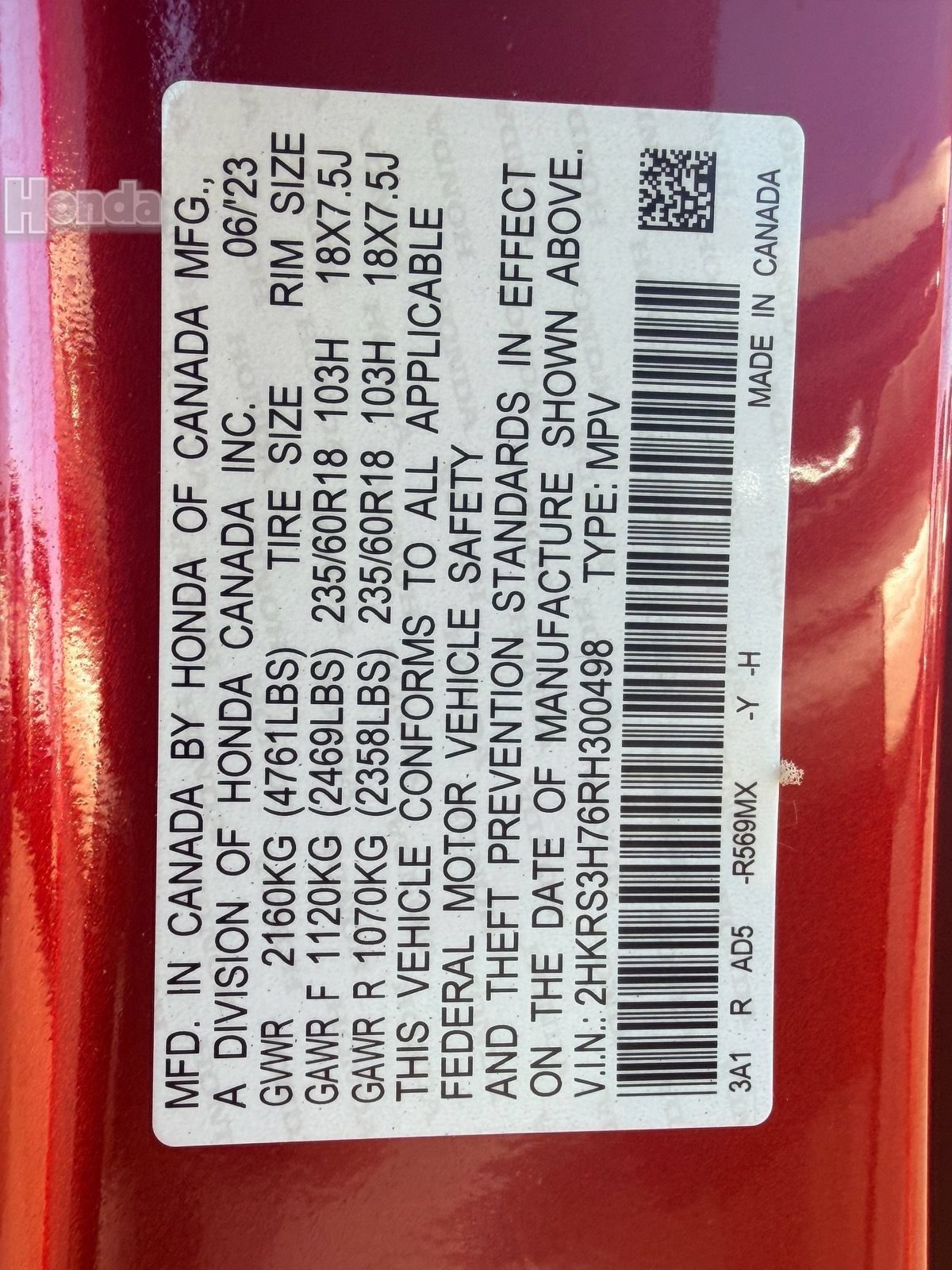 Certified 2024 Honda CR-V EX-L image 33