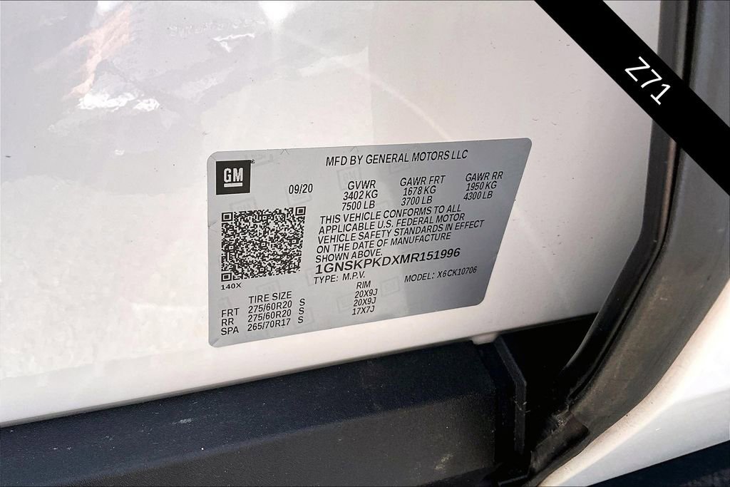 Used 2021 Chevrolet Tahoe Z71 w/ Z71 Signature Package image 18