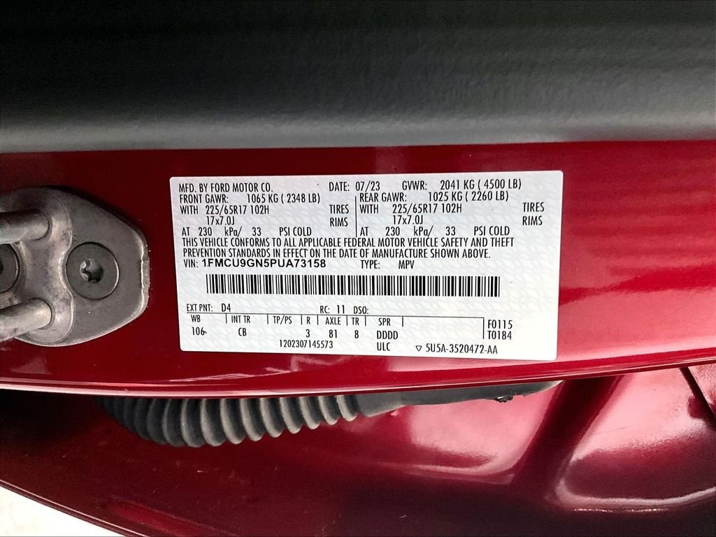 Used 2023 Ford Escape Active AWD/4WD image 33