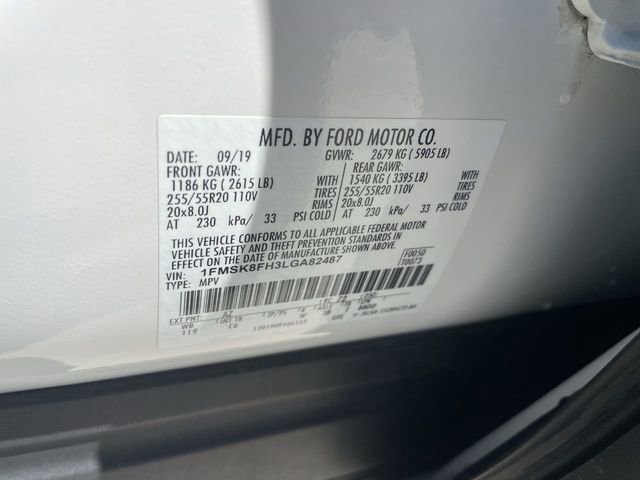 Used 2020 Ford Explorer Limited w/ Class III Trailer Tow Package AWD/4WD image 35