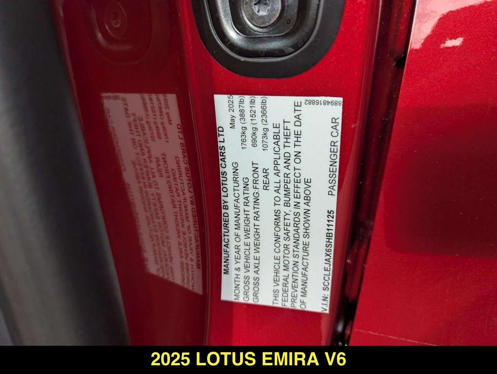 New 2025 Lotus Emira RWD image 26