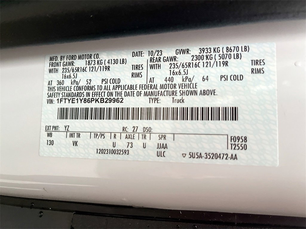 Used 2023 Ford Transit 150 Low Roof image 29