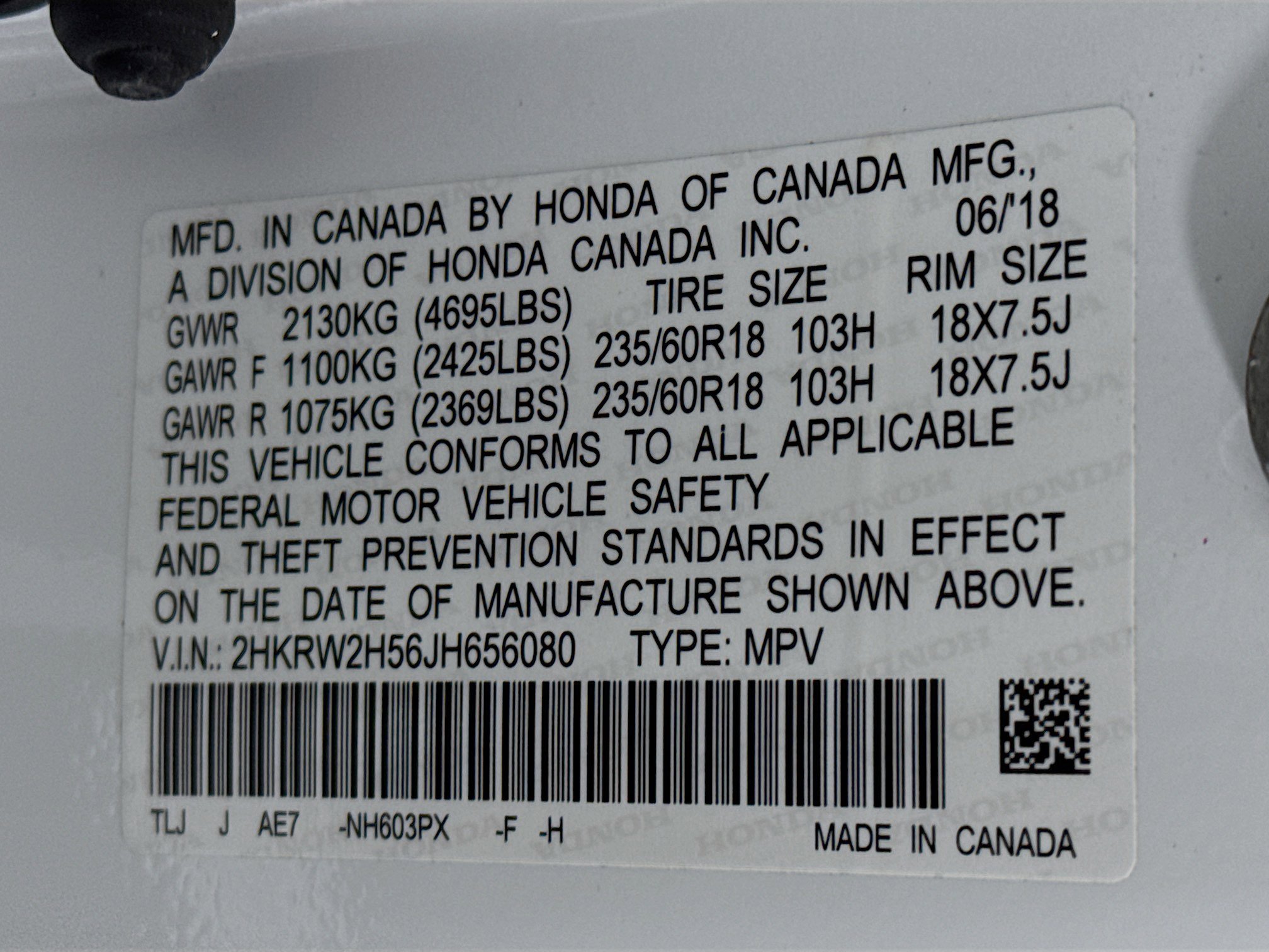 Certified 2018 Honda CR-V EX image 31