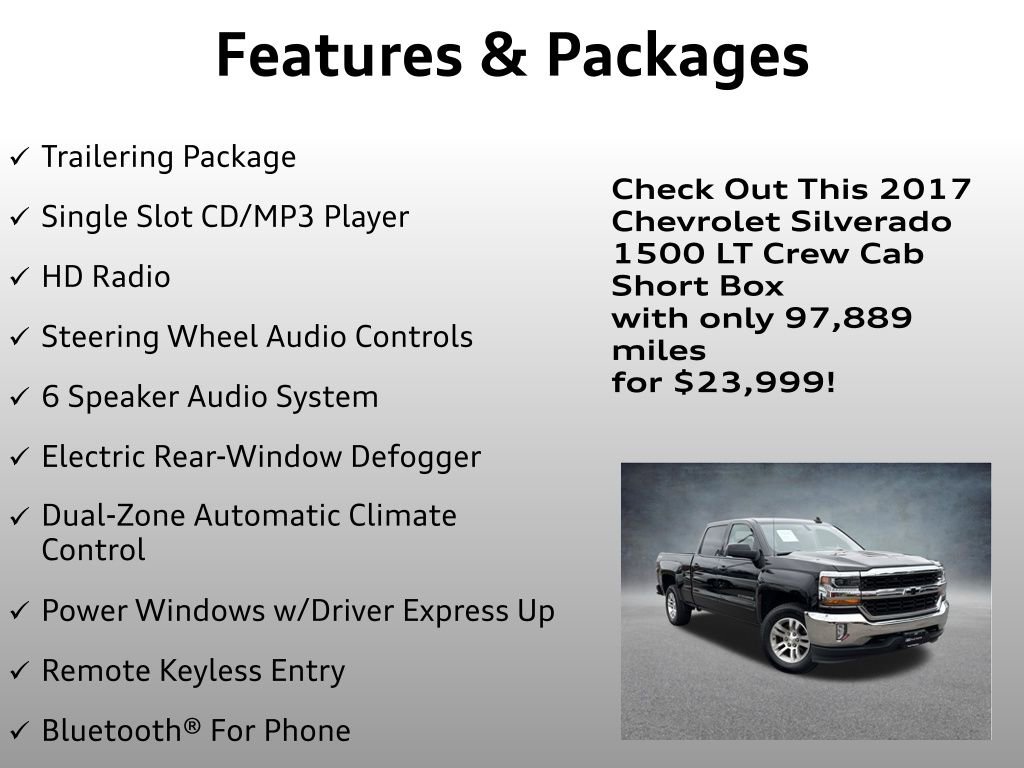 Used 2017 Chevrolet Silverado 1500 LT w/ All Star Edition AWD/4WD image 20