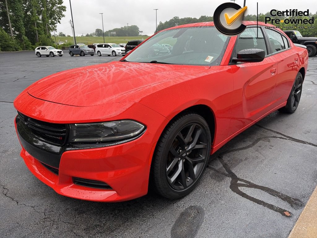Certified 2022 Dodge Charger SXT w/ Blacktop Package RWD image 3