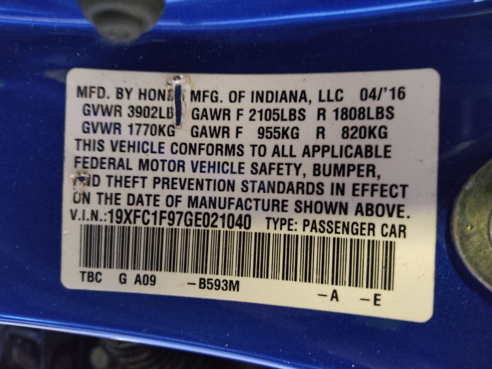Used 2016 Honda Civic Touring image 33