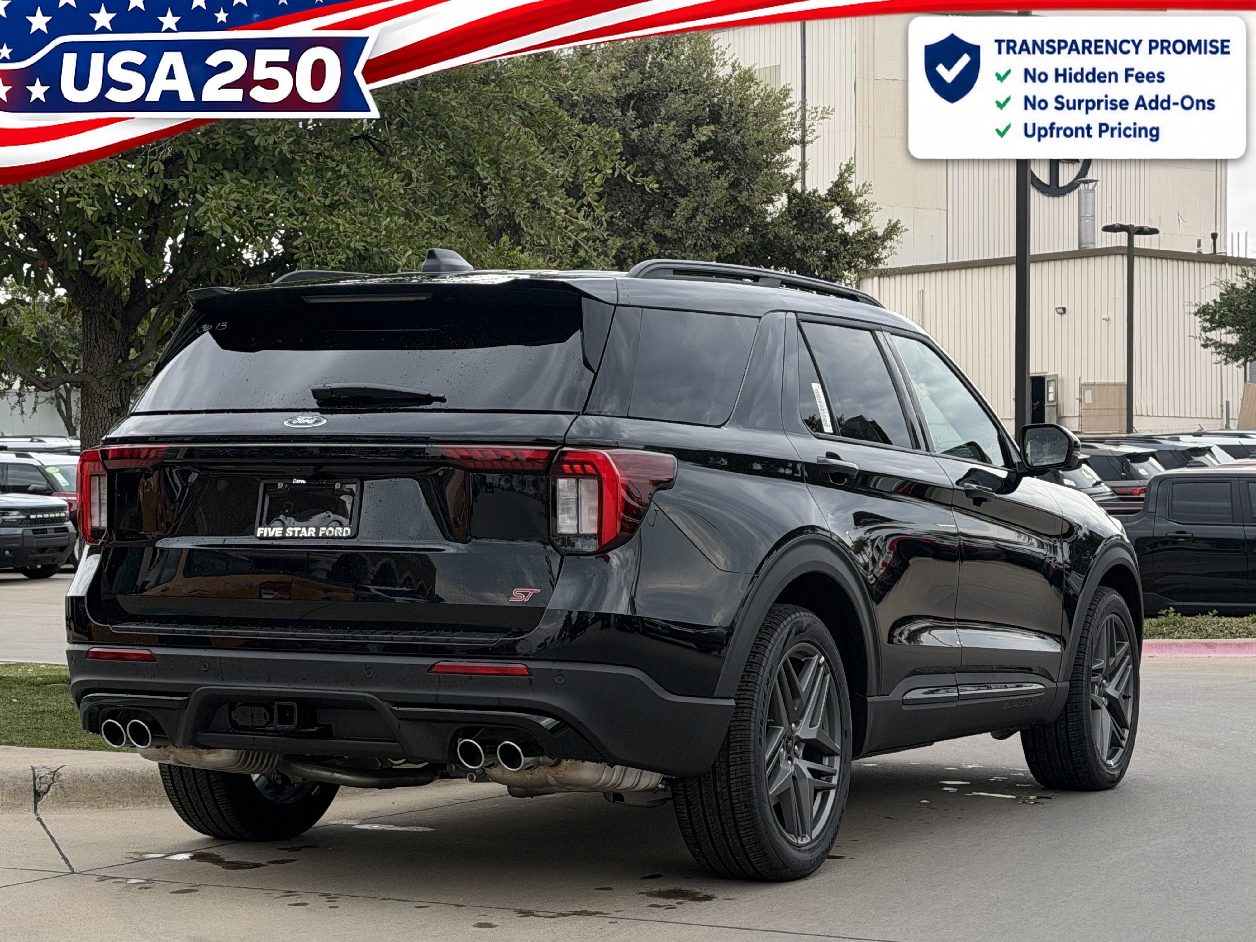 New 2026 Ford Explorer ST w/ Sun And Sound Package RWD image 4