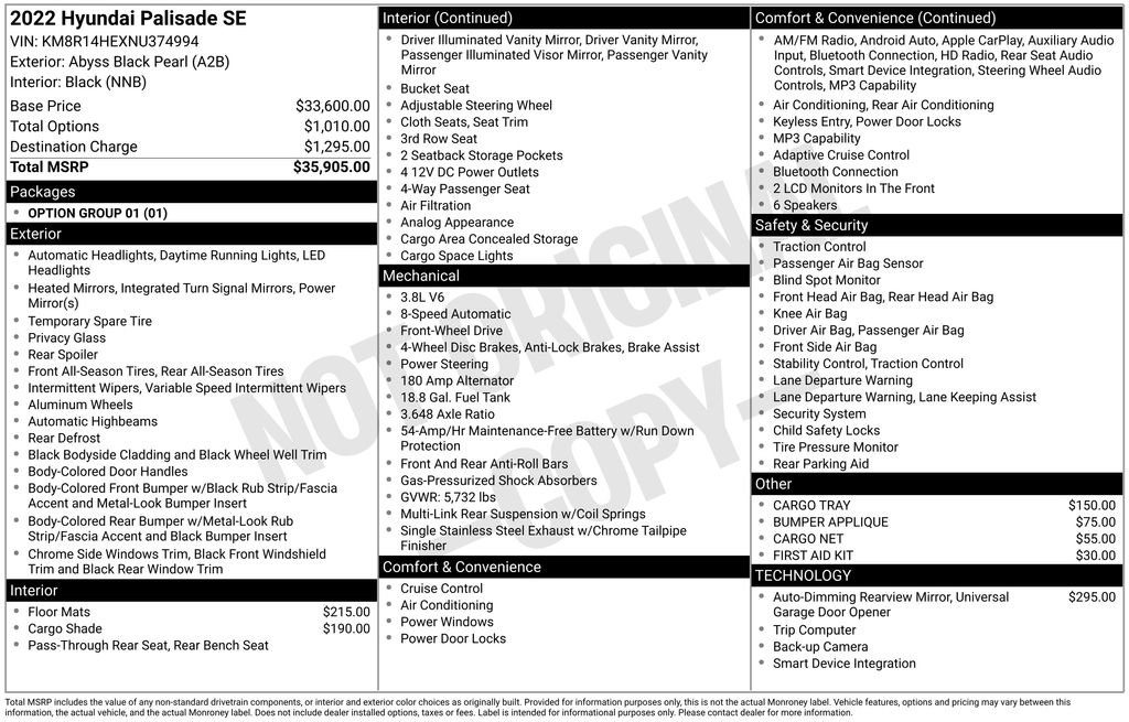 Used 2022 Hyundai Palisade SE image 6