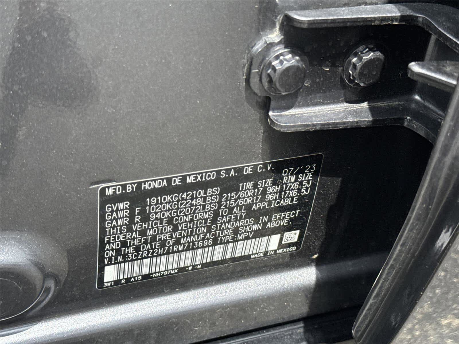 Used 2024 Honda HR-V EX-L image 31