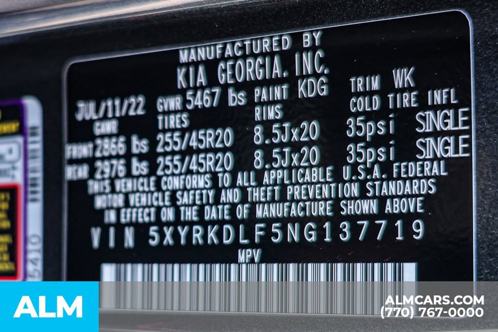 Used 2022 Kia Sorento SX Prestige image 66