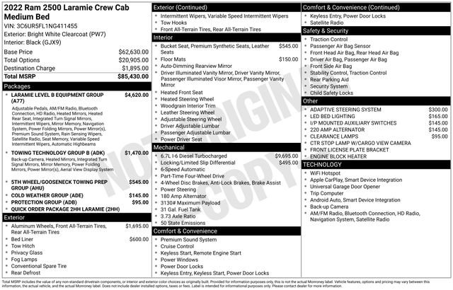 Used 2022 RAM 2500 Laramie image 30