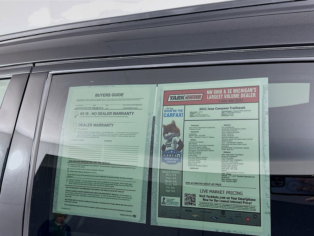 Used 2022 Jeep Compass Trailhawk image 13