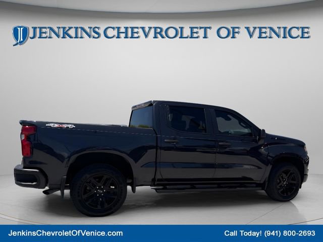 Certified 2023 Chevrolet Silverado 1500 Custom w/ LPO, Dark Essentials Package AWD/4WD image 5