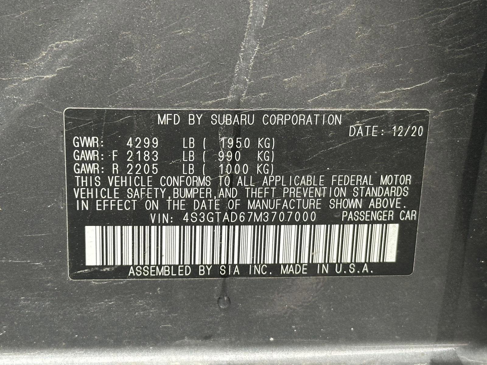 Used 2021 Subaru Impreza 2.0i Premium AWD/4WD image 15