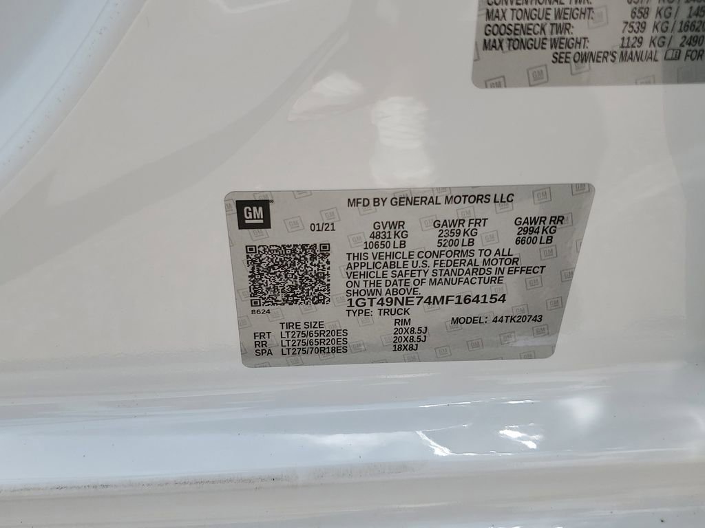 Used 2021 GMC Sierra 2500 SLT w/ SLT Premium Package AWD/4WD image 30