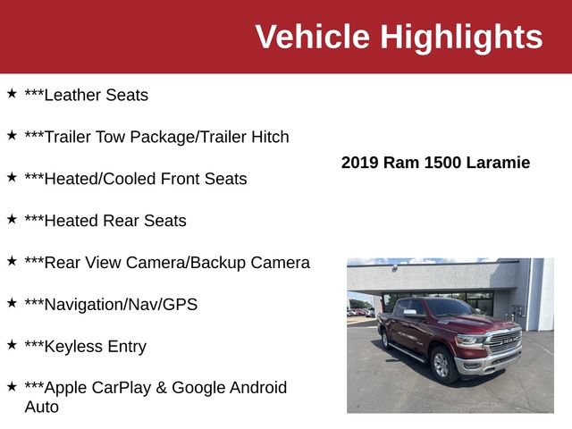 Used 2019 RAM 1500 Laramie AWD/4WD image 10