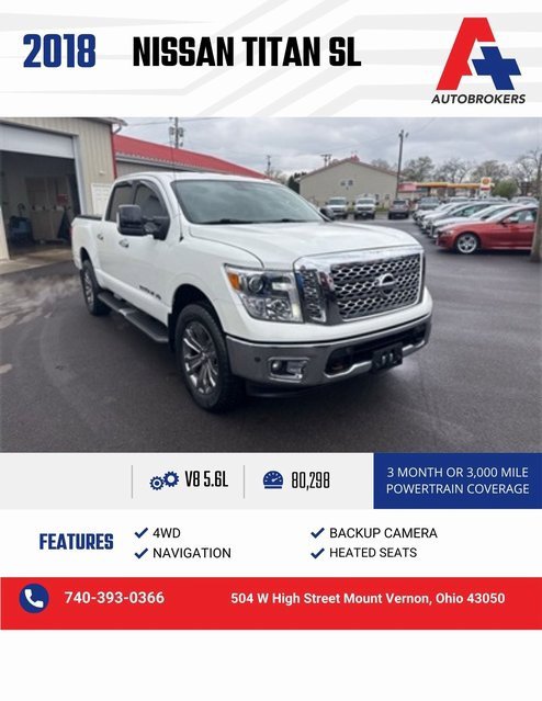 Used 2018 Nissan Titan SL w/ Chrome Package