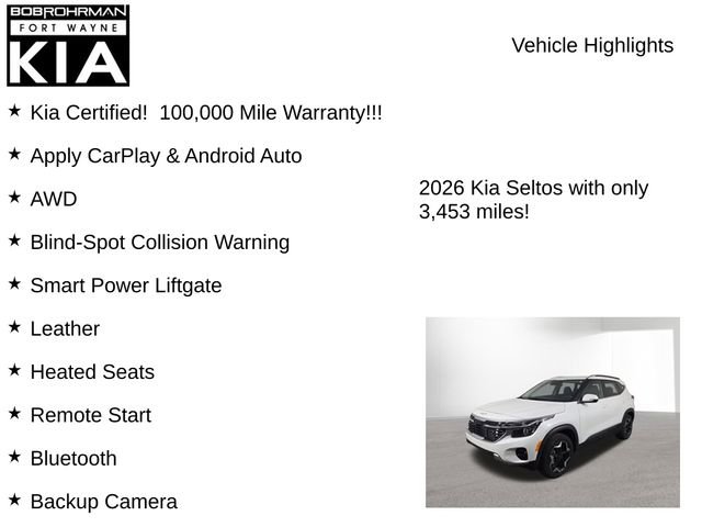 Certified 2026 Kia Seltos EX image 7