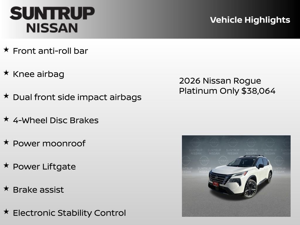 New 2026 Nissan Rogue Platinum w/ Platinum Premium Package AWD/4WD image 30