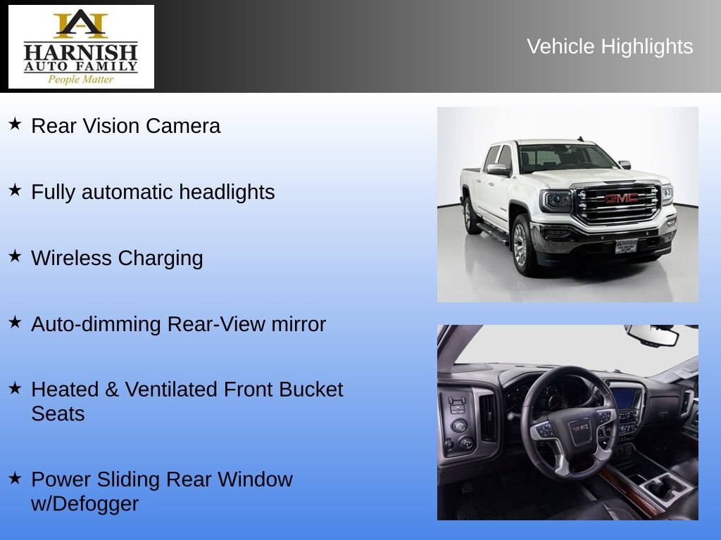 Used 2017 GMC Sierra 1500 SLT w/ SLT Premium Package AWD/4WD image 12