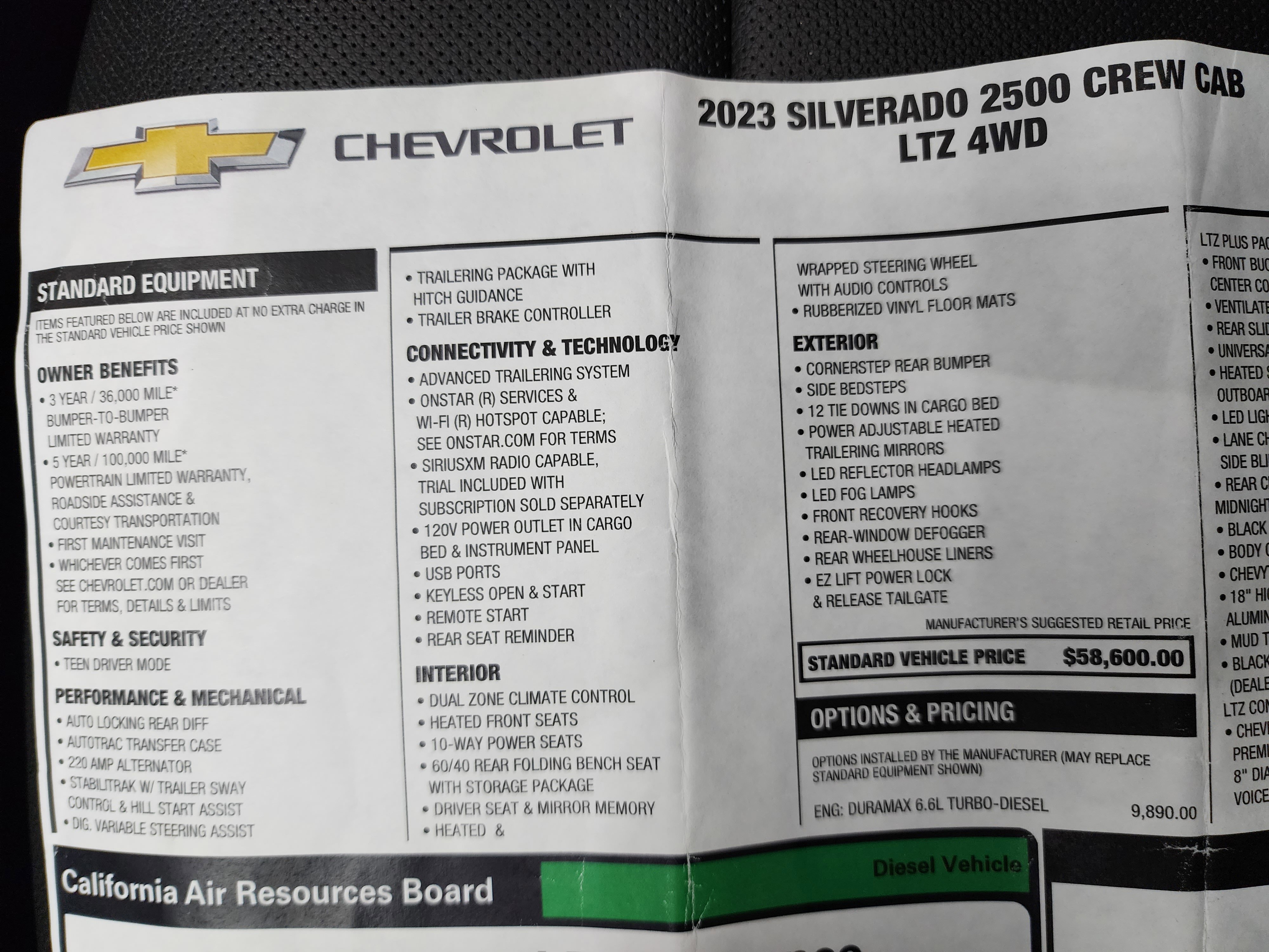 Used 2023 Chevrolet Silverado 2500 LTZ w/ LTZ Plus Package AWD/4WD image 52