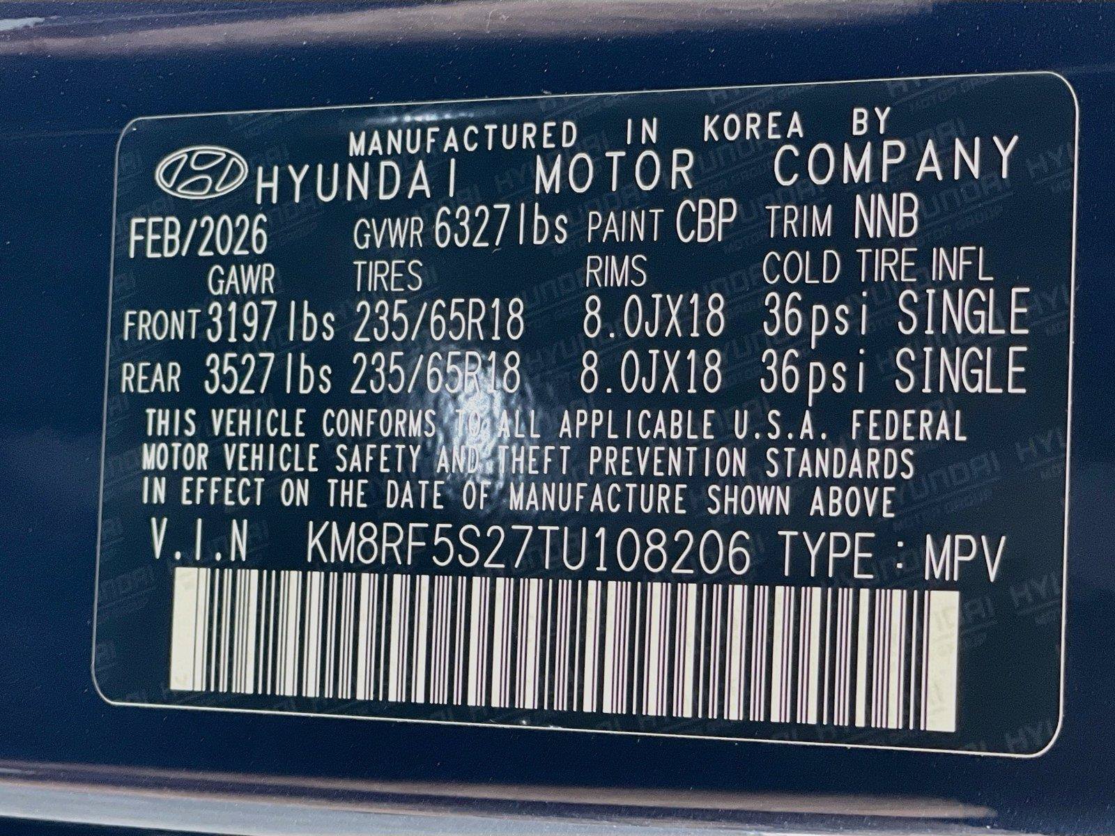 New 2026 Hyundai Palisade SE FWD image 27