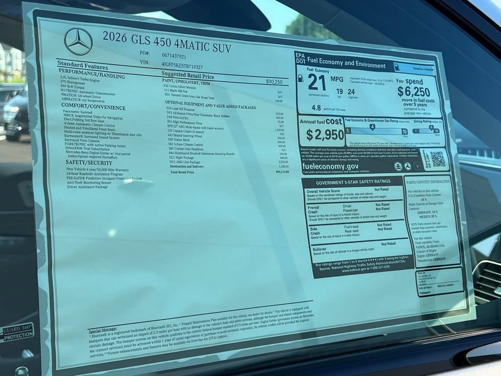 New 2026 Mercedes-Benz GLS 450 4MATIC image 38