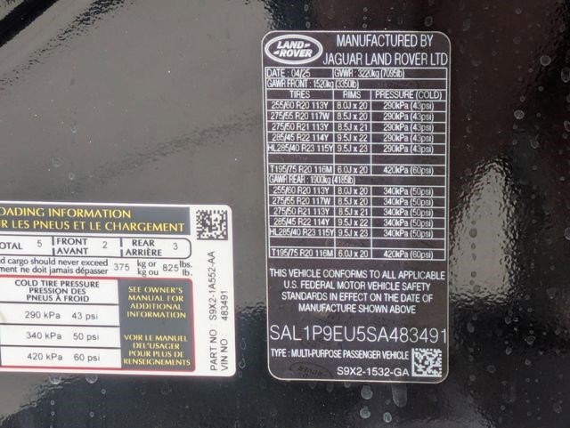 Certified 2025 Land Rover Range Rover Sport SE AWD/4WD image 19
