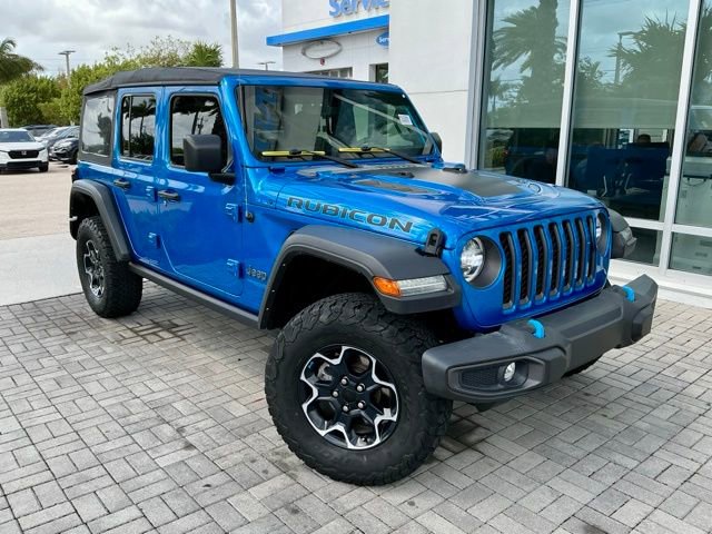 Used 2022 Jeep Wrangler Unlimited Rubicon 4xe w/ Cold Weather Group image 1