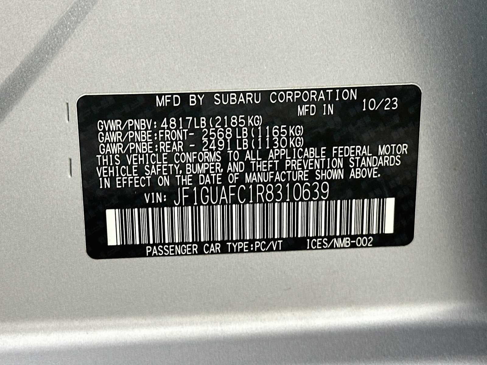 Certified 2024 Subaru Impreza 2.0i Sport AWD/4WD image 28