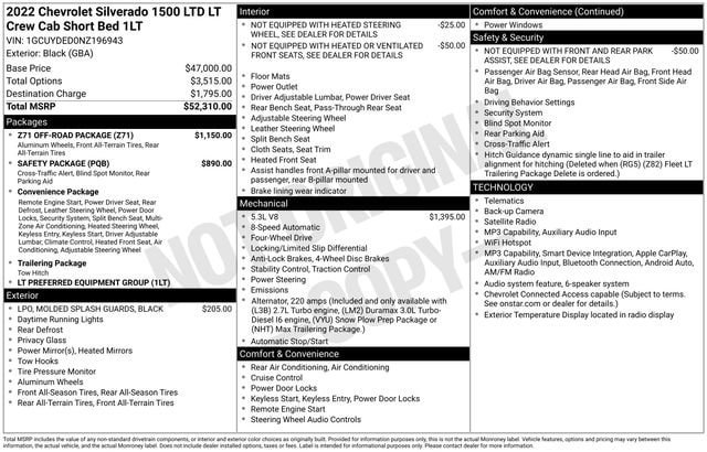 Certified 2022 Chevrolet Silverado 1500 LT w/ Z71 Off-Road Package AWD/4WD image 32