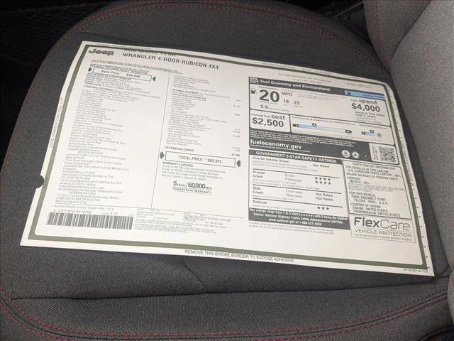 New 2026 Jeep Wrangler Unlimited Rubicon w/ Technology Group image 19