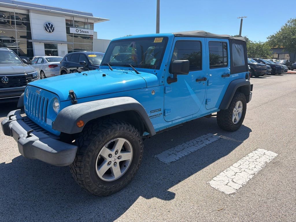 Used 2017 Jeep Wrangler Unlimited Sport w/ Quick Order Package 24S AWD/4WD image 1
