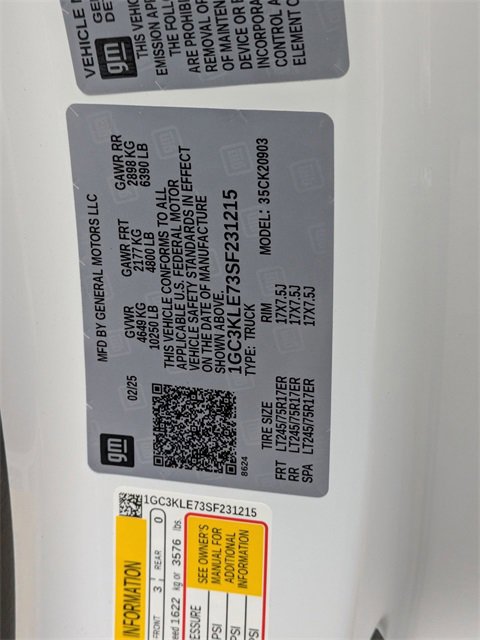 New 2025 Chevrolet Silverado 2500 W/T w/ WT Convenience Package image 29