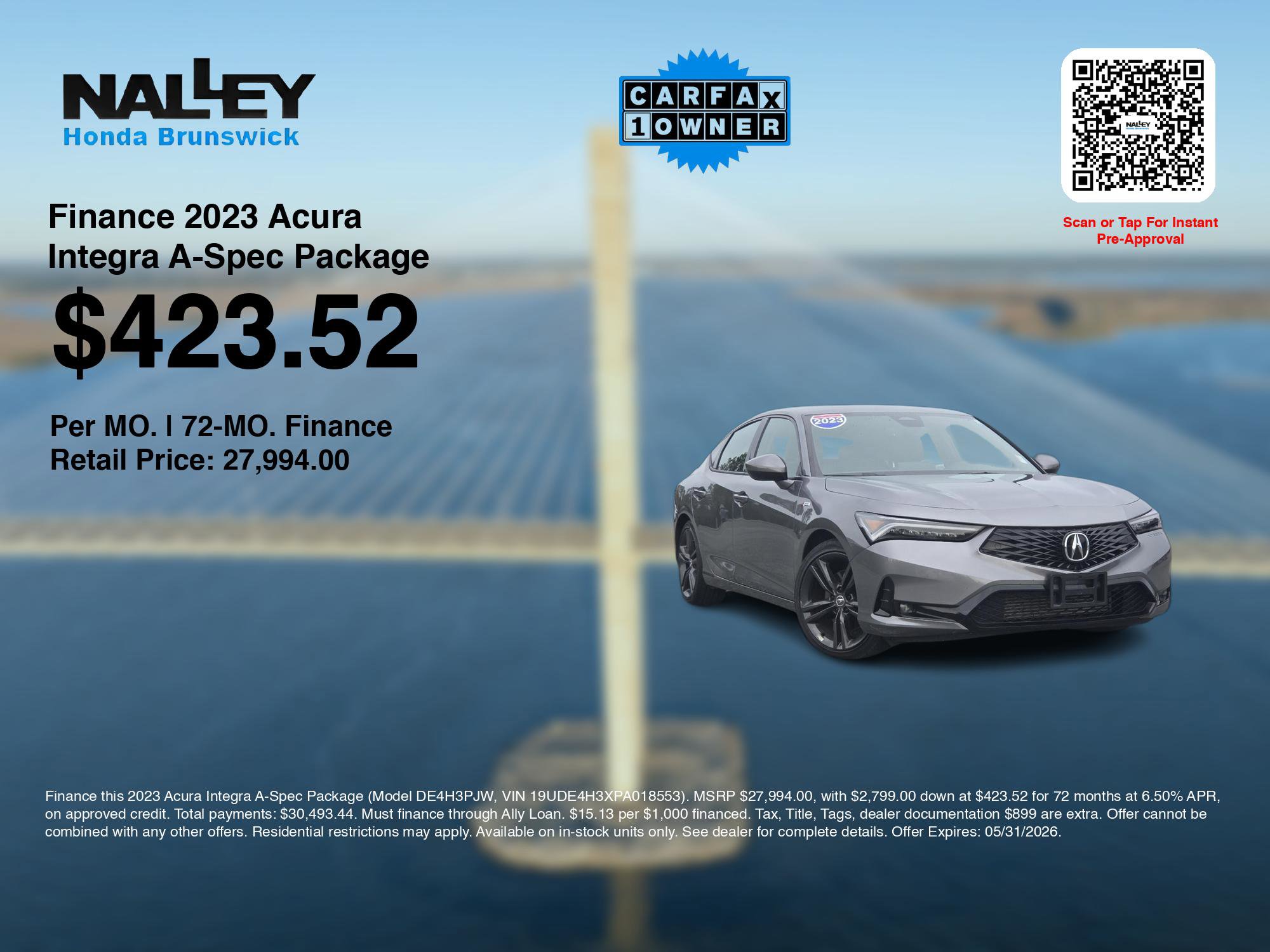 Used 2023 Acura Integra A-Spec FWD image 3