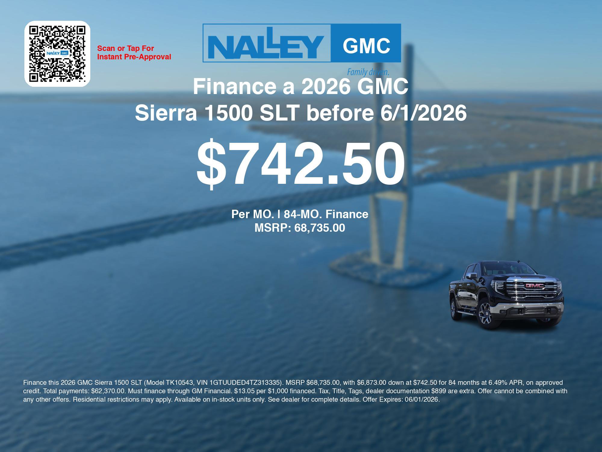 New 2026 GMC Sierra 1500 SLT w/ SLT Premium Plus Package AWD/4WD image 7