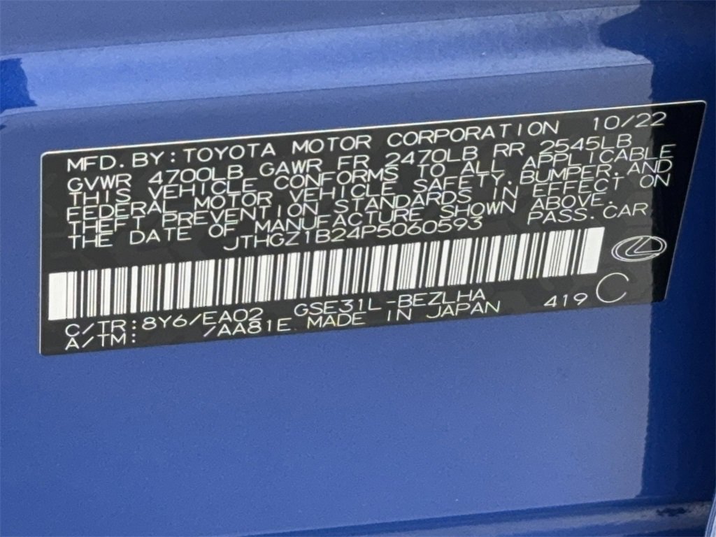 Used 2023 Lexus IS 350 F Sport w/ Memory Package image 56