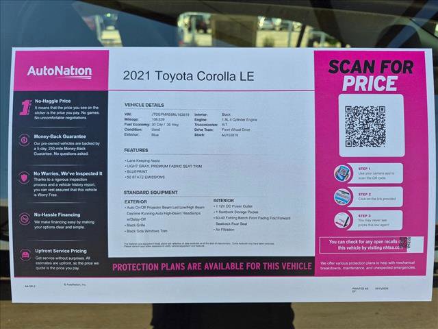 Used 2021 Toyota Corolla LE FWD image 16
