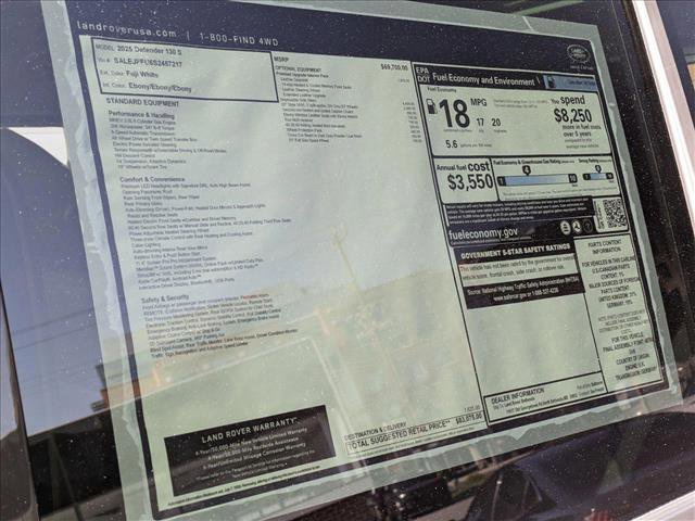 New 2025 Land Rover Defender 130 S image 20